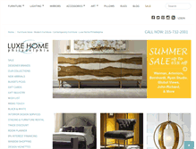 Tablet Screenshot of luxehomephiladelphia.com